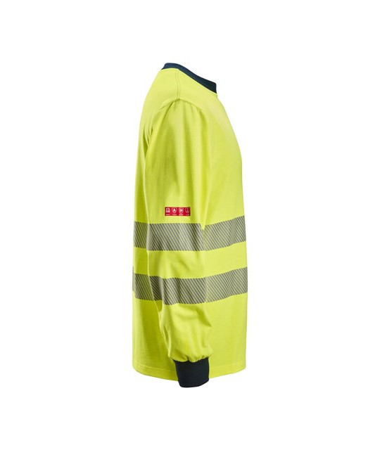 Snickers Workwear Långärmad T-shirt, Varsel klass 3, Snickers Workw...