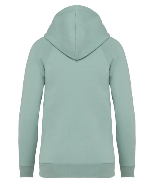 Ladies hooded sweatshirt raglan sleeves 350 gsm