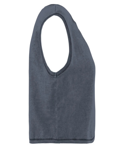 Native Spirit Ladies faded cropped sleeveless t-shirt | ADT Tryck
