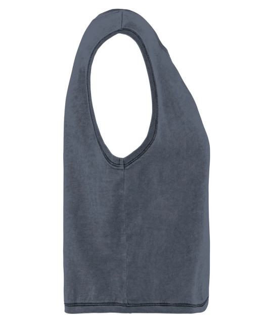 Native Spirit Ladies faded cropped sleeveless t-shirt | ADT Tryck