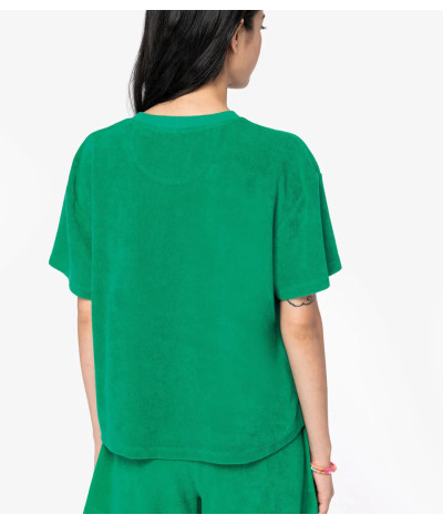 Native Spirit Ladies Towel Terry Tee | ADT Tryck