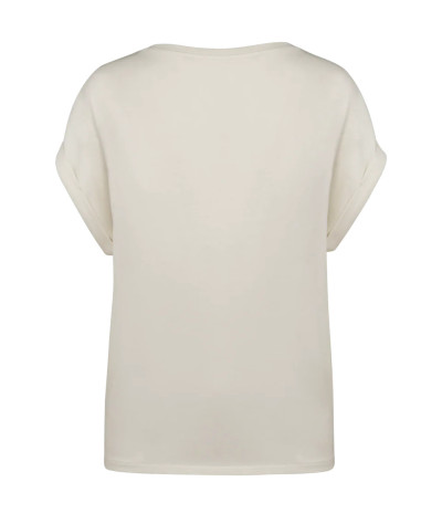 Eco-Friendly Ladie's Rolled-Up Sleeves T-shirt