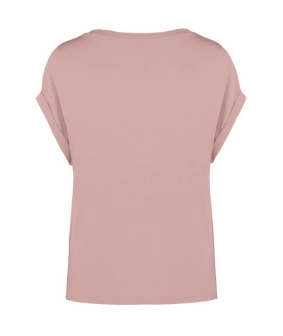 Eco-Friendly Ladie's Rolled-Up Sleeves T-shirt