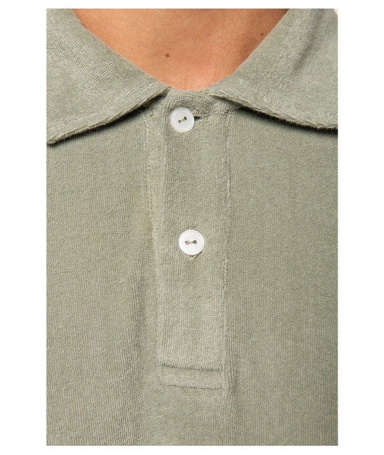 Native Spirit Men's Terry Towel polo shirt