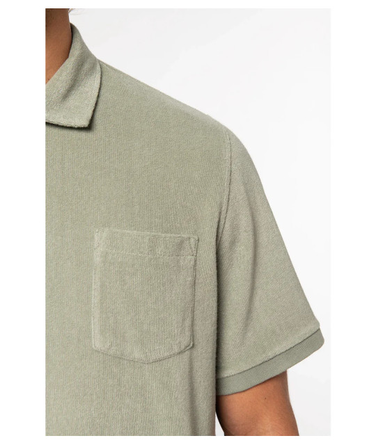 Men's Terry Towel polo shirt