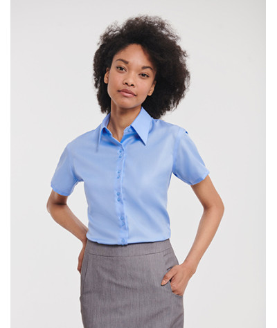 Ladies' Short Sleeve Tailored Ultimate Non-Iron Shirt
