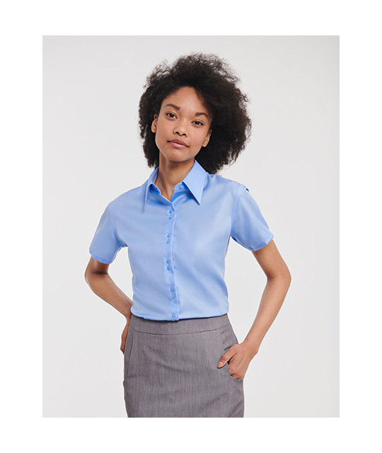 Ladies' Short Sleeve Tailored Ultimate Non-Iron Shirt