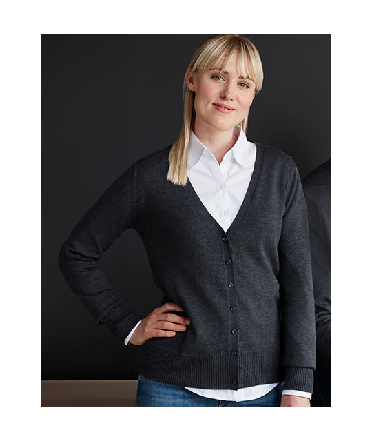 Ladies´ V-Neck Knitted Cardigan