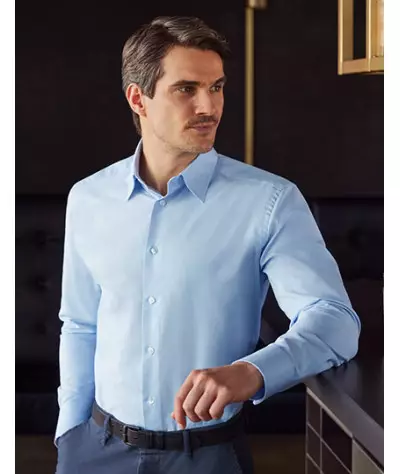 Men's Long Sleeve Tailored Oxford Shirt