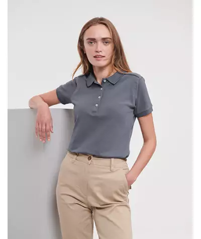 Ladies' Fitted Stretch Polo