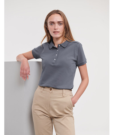 Ladies' Fitted Stretch Polo