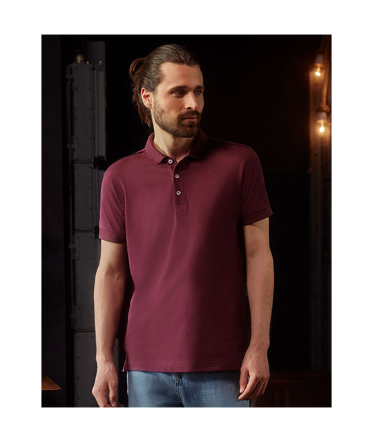 Men's Fitted Stretch Polo