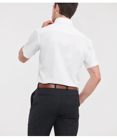 Russell Athletic Collection Men´s short Sleeve Tailored Herringbone...