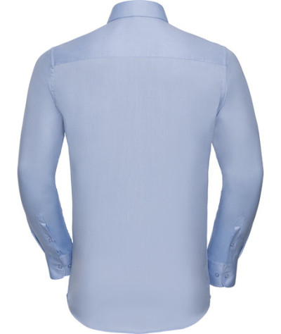 Russell Athletic Collection Men's Long Sleeve Tailored Herringbone ...