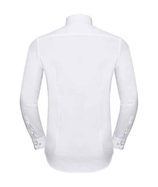 Russell Athletic Collection Ladies' Long Sleeve Tailored Herringbon...