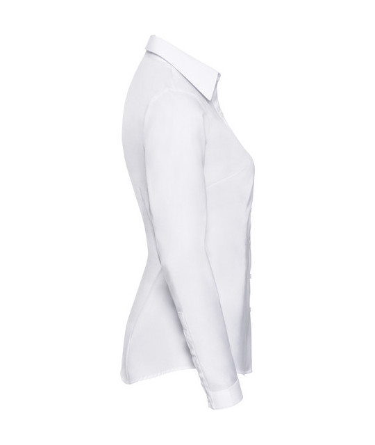 Russell Athletic Collection Ladies' Long Sleeve Tailored Herringbon...