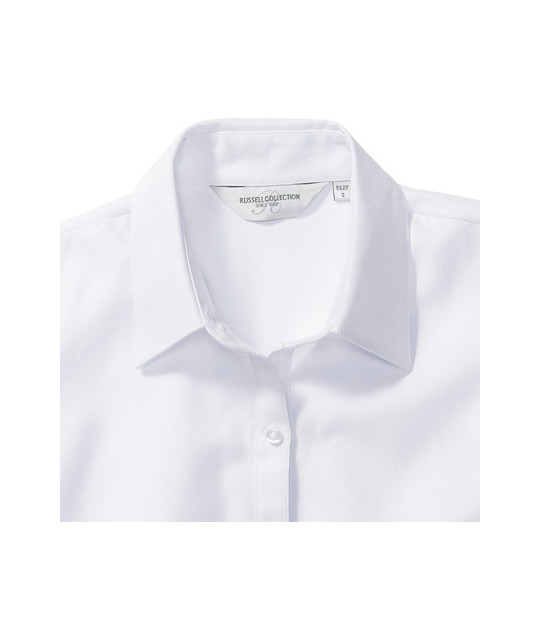 Russell Athletic Collection Ladies' Long Sleeve Tailored Herringbon...