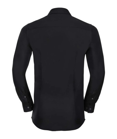 Russell Athletic Collection Men's Long Sleeve Fitted Ultimate Stret...