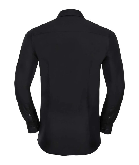 Russell Athletic Collection Men's Long Sleeve Fitted Ultimate Stret...