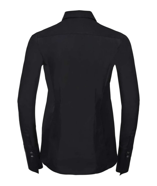 Russell Athletic Collection Ladies' Long Sleeve Fitted Ultimate Str...