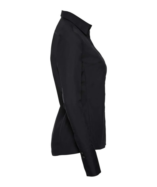 Russell Athletic Collection Ladies' Long Sleeve Fitted Ultimate Str...