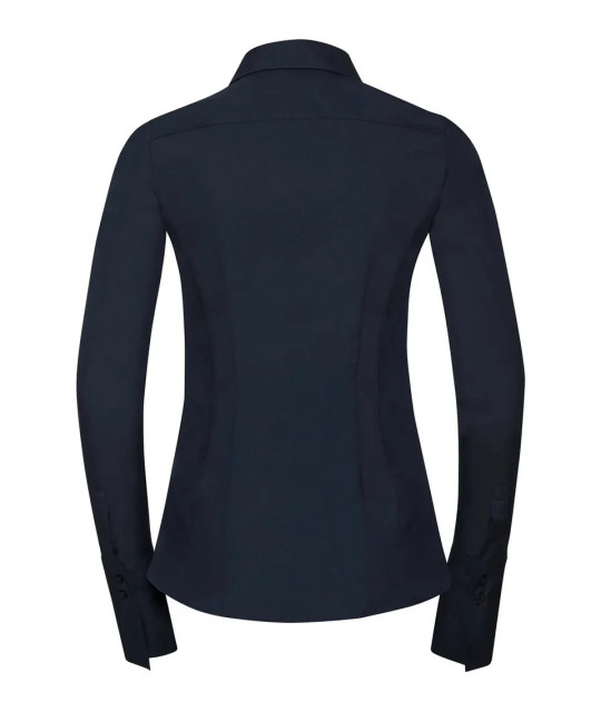 Russell Athletic Collection Ladies' Long Sleeve Fitted Ultimate Str...