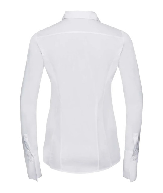 Russell Athletic Collection Ladies' Long Sleeve Fitted Ultimate Str...