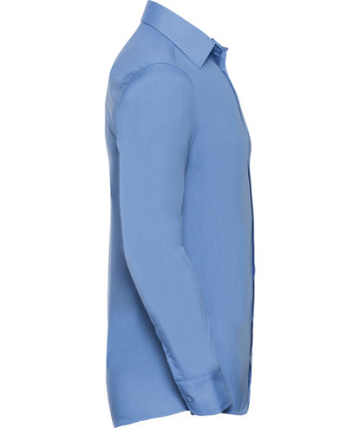 Russell Athletic Collection Men's Long Sleeve Tailored Polycotton P...