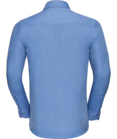 Russell Athletic Collection Men's Long Sleeve Tailored Polycotton P...