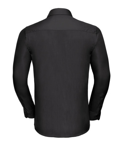 Russell Athletic Collection Men's Long Sleeve Tailored Polycotton P...