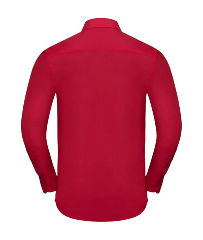 Russell Athletic Collection Men's Long Sleeve Tailored Polycotton P...