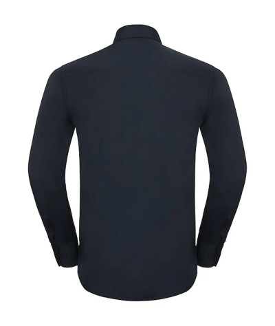 Russell Athletic Collection Men's Long Sleeve Tailored Polycotton P...