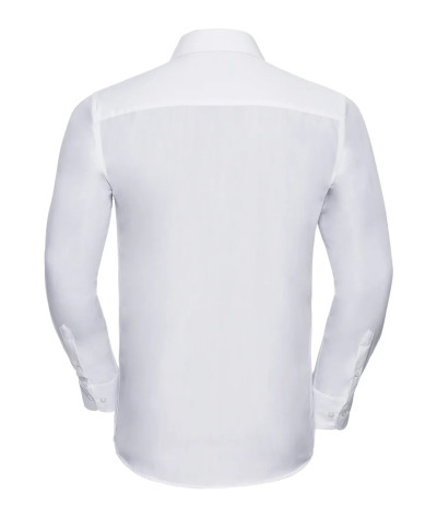 Russell Athletic Collection Men's Long Sleeve Tailored Polycotton P...