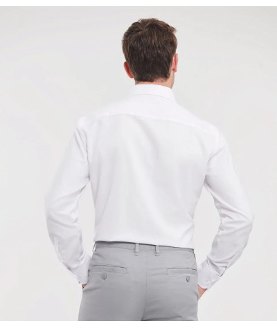 Russell Athletic Collection Men's Long Sleeve Tailored Oxford Shirt...