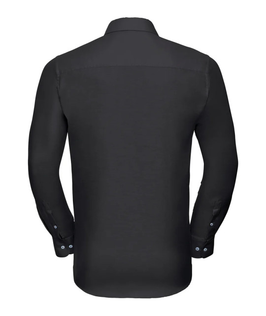 Russell Athletic Collection Men's Long Sleeve Tailored Oxford Shirt...