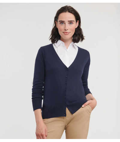 Ladies´ V-Neck Knitted Cardigan