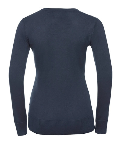 Ladies´ V-Neck Knitted Pullover
