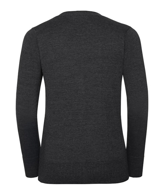 Ladies´ V-Neck Knitted Pullover