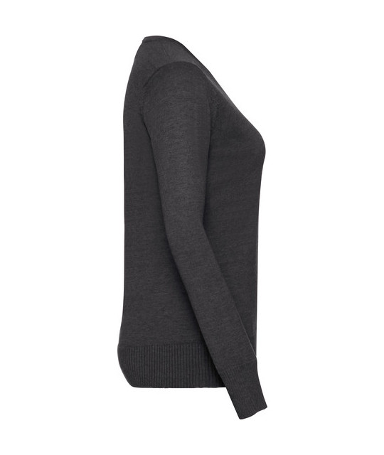 Russell Athletic Collection Ladies´ V-Neck Knitted Pullover | ADT T...