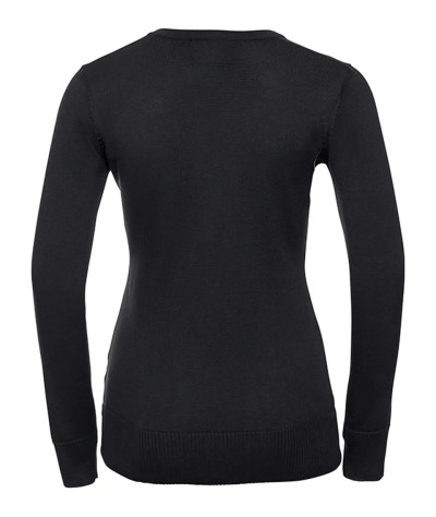 Ladies´ V-Neck Knitted Pullover