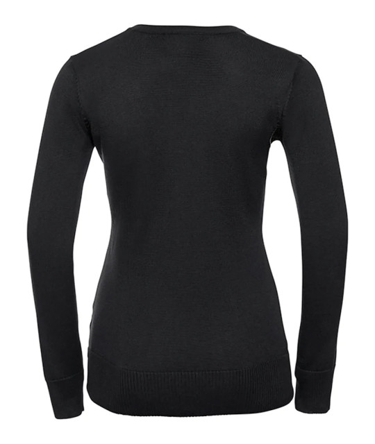 Ladies´ V-Neck Knitted Pullover