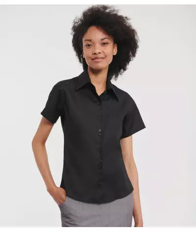 Ladies' Short Sleeve Tailored Ultimate Non-Iron Shirt