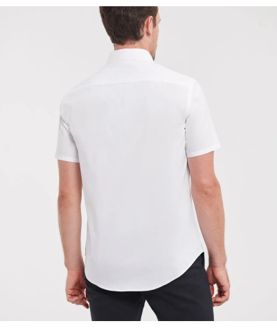 Russell Athletic Collection Men's Short Sleeve Fitted Stretch Shirt...