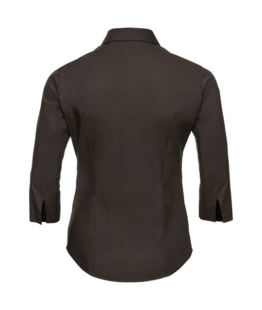 Ladies' Long Sleeve Classic Pure Cotton Poplin Shirt