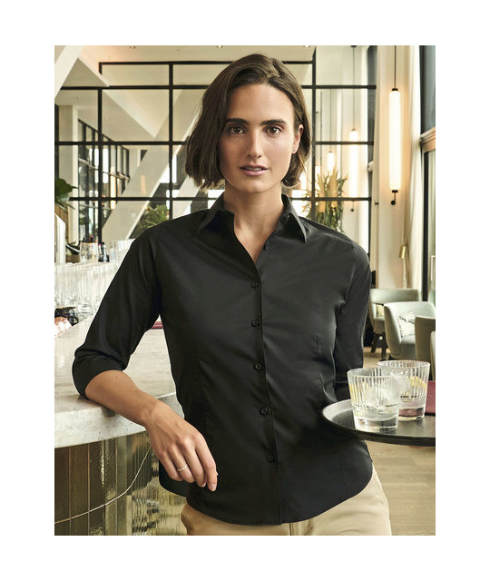 Russell Athletic Collection Ladies' Long Sleeve Classic Pure Cotton...