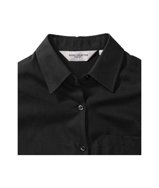 Men's Long Sleeve Classic Pure Cotton Poplin Shirt
