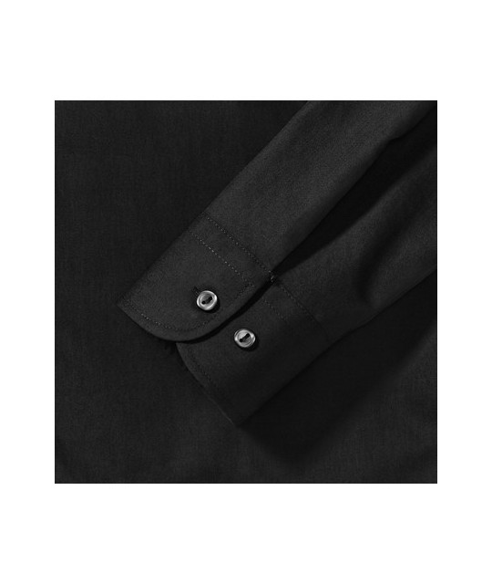 Men's Long Sleeve Classic Pure Cotton Poplin Shirt