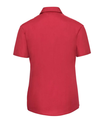 Ladies' Short Sleeve Classic Polycotton Poplin Shirt