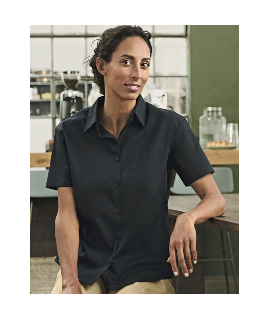 Russell Athletic Collection Ladies' Short Sleeve Classic Polycotton...