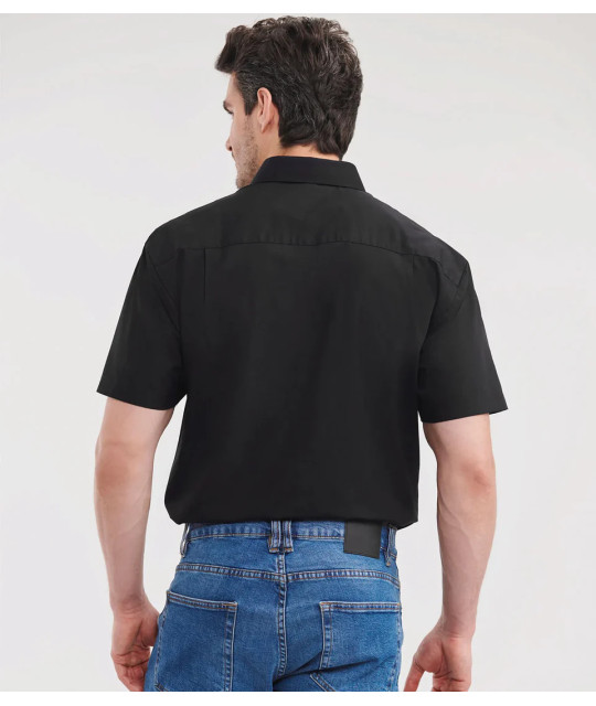 Russell Athletic Collection Men's Short Sleeve Classic Polycotton P...